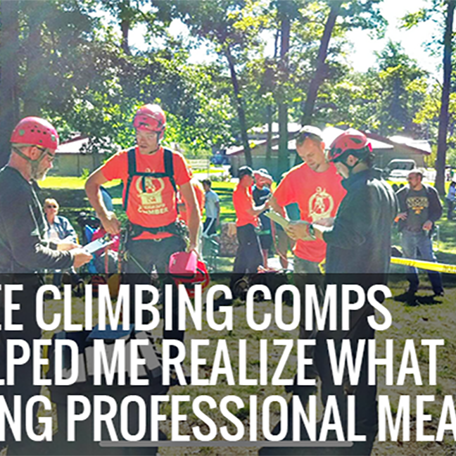 What Tree Climbing Competitions Have Taught Me