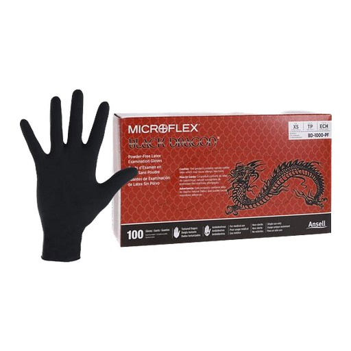 Black Dragon Nitrile Powder-Free Gloves