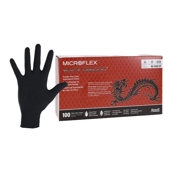 Black Dragon Nitrile Powder-Free Gloves