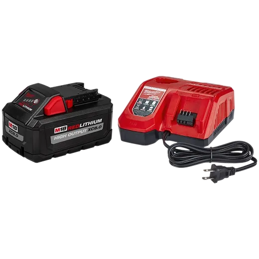 Milwaukee M18™ REDLITHIUM™ HIGH OUTPUT™ XC8.0 Starter Kit