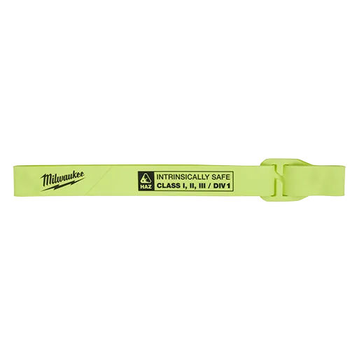 MILWAUKEE® Intrinsically Safe C I, II, III / D 1 Spot/Flood Headlamp Side View with Nylon Strap