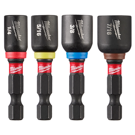 SHOCKWAVE Impact Duty™ 1-7/8" Magnetic 4PC Nut Driver Set