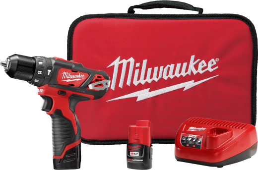 Milwaukee M12™ 3/8” Hammer Drill/Driver Kit