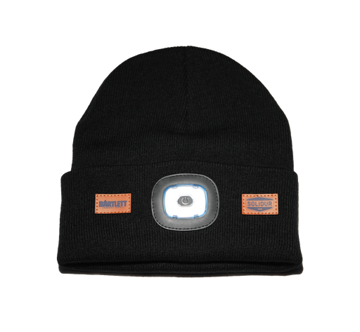 Solidur Beanie with LED Light and Bartlett Logo