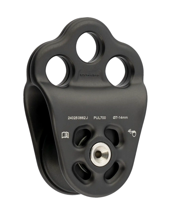 DMM triple attachment pulley black