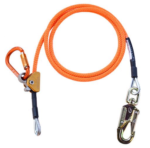 Rope Grab Fall Protection Flip Line Adjuster for Rock Climbing Downhill Gear