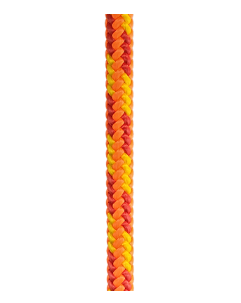 Edelrid Woodpecker 11.7 orange Climbing Rope with splice